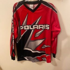 Vintage Polaris Red and Black Graphic Jersey